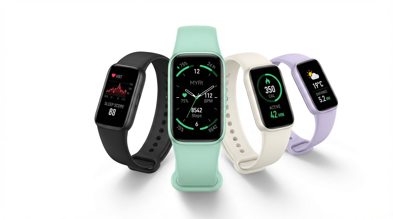 MYfit Band en 4 colores